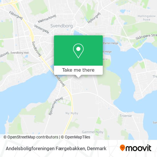 Andelsboligforeningen Færgebakken map
