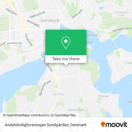 Andelsboligforeningen Sundgården map