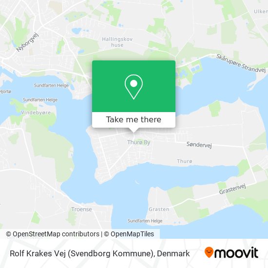 Rolf Krakes Vej (Svendborg Kommune) map