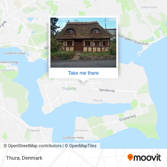 Thurø map
