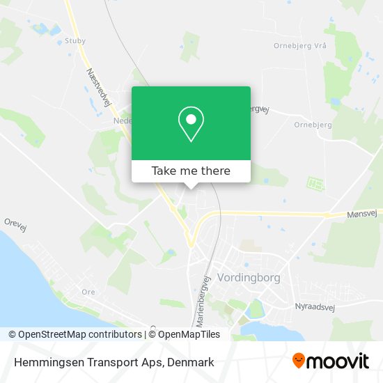 Hemmingsen Transport Aps map