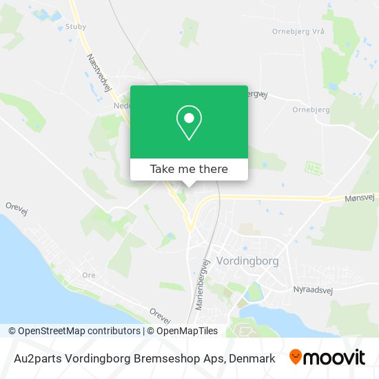 Au2parts Vordingborg Bremseshop Aps map