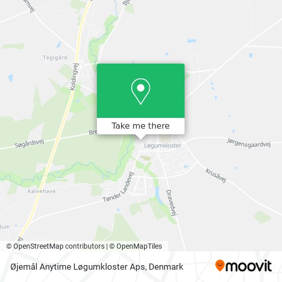 Øjemål Anytime Løgumkloster Aps map
