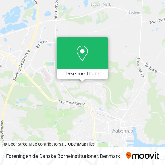 Foreningen de Danske Børneinstitutioner map