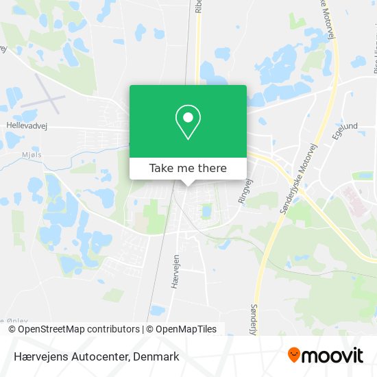 Hærvejens Autocenter map