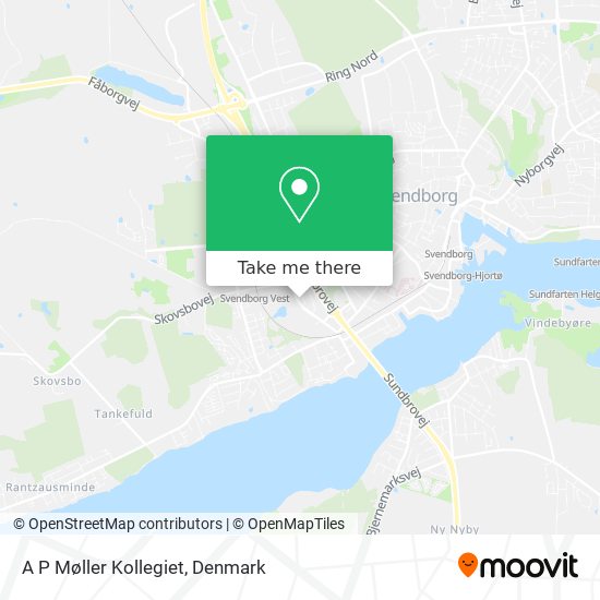 A P Møller Kollegiet map