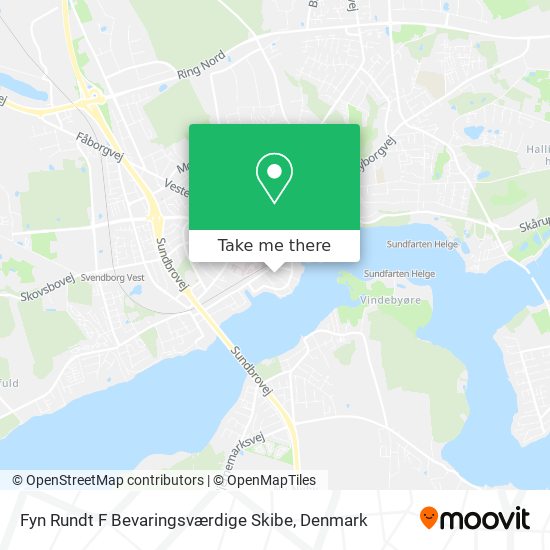 Fyn Rundt F Bevaringsværdige Skibe map