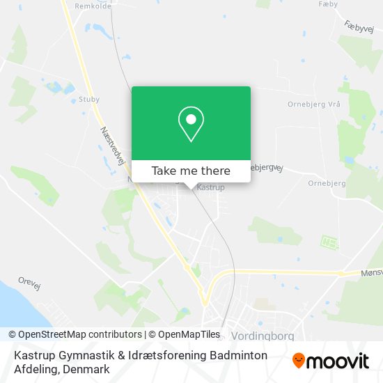 Kastrup Gymnastik & Idrætsforening Badminton Afdeling map