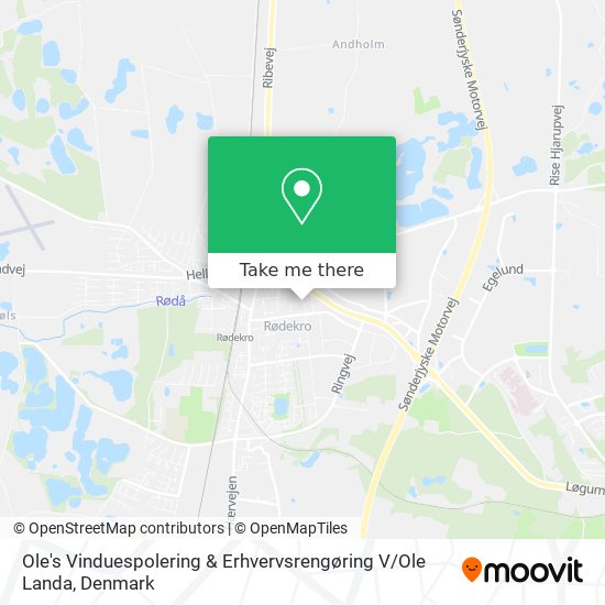 Ole's Vinduespolering & Erhvervsrengøring V / Ole Landa map