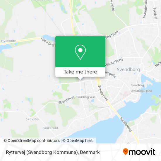 Ryttervej (Svendborg Kommune) map