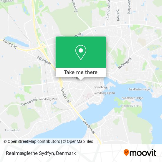 Realmæglerne Sydfyn map