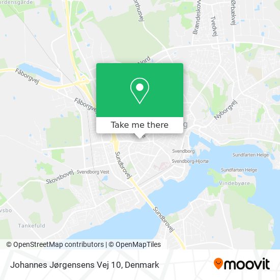 Johannes Jørgensens Vej 10 map