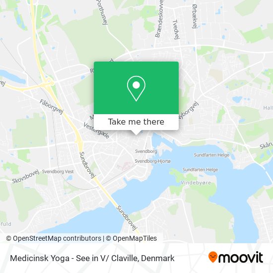 Medicinsk Yoga - See in V/ Claville map