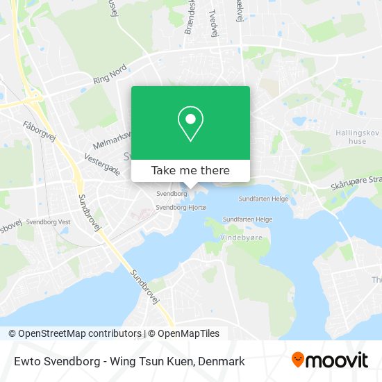 Ewto Svendborg - Wing Tsun Kuen map