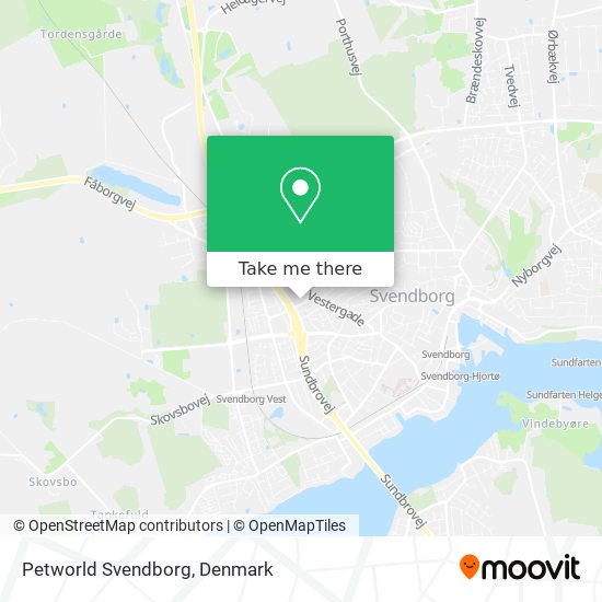 Petworld Svendborg map