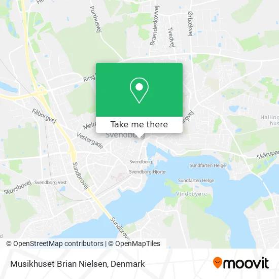 Musikhuset Brian Nielsen map