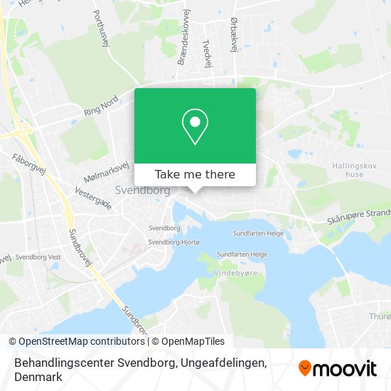 Behandlingscenter Svendborg, Ungeafdelingen map