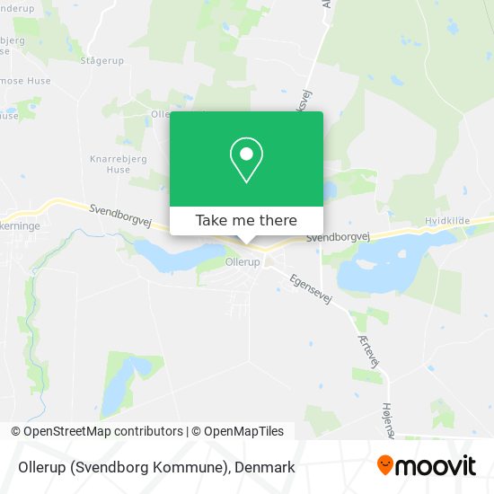 Ollerup (Svendborg Kommune) map