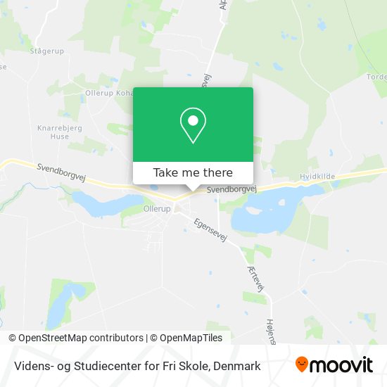 Videns- og Studiecenter for Fri Skole map