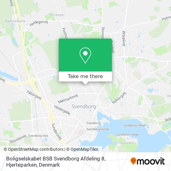 Boligselskabet BSB Svendborg Afdeling 8, Hjerteparken map