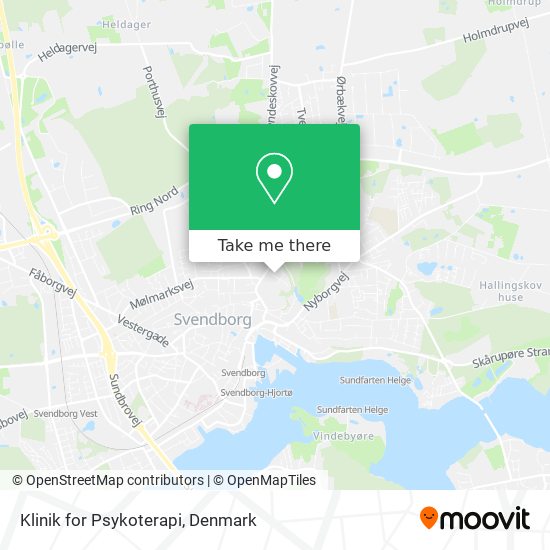 Klinik for Psykoterapi map