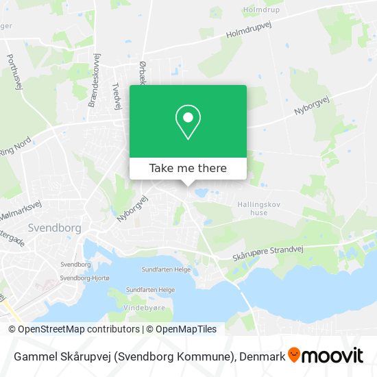 Gammel Skårupvej (Svendborg Kommune) map