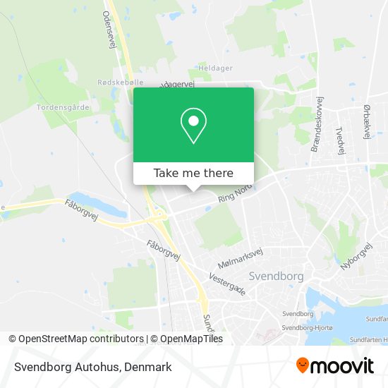 Svendborg Autohus map