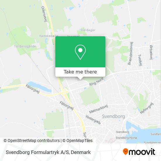 Svendborg Formulartryk A/S map