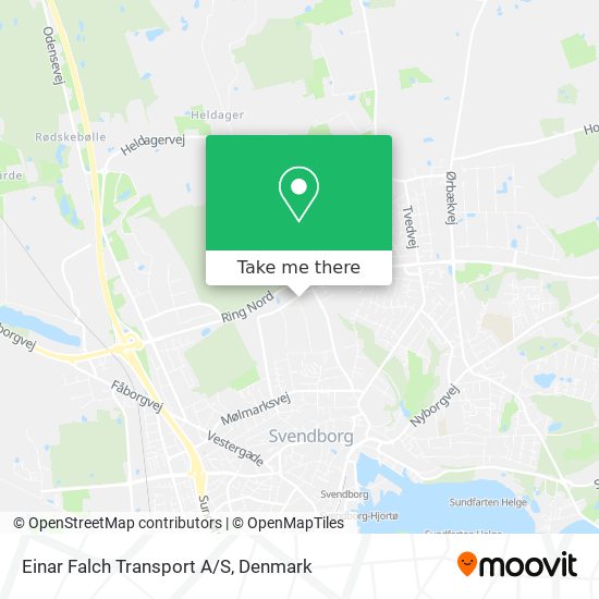 Einar Falch Transport A/S map