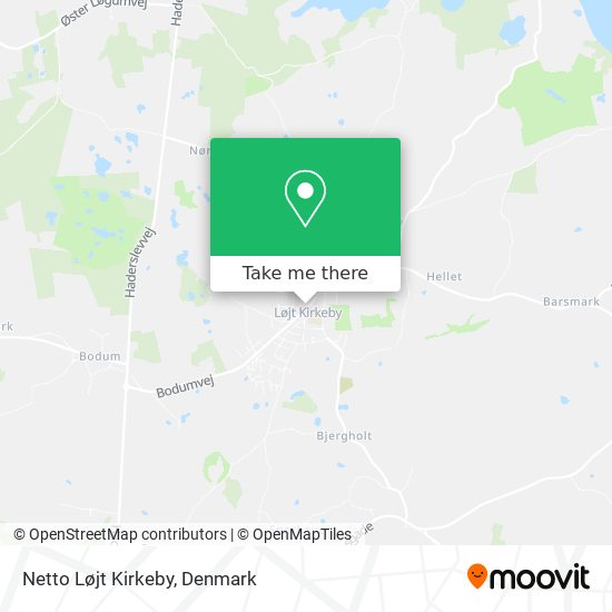 Netto Løjt Kirkeby map