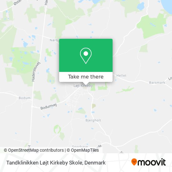 Tandklinikken Løjt Kirkeby Skole map