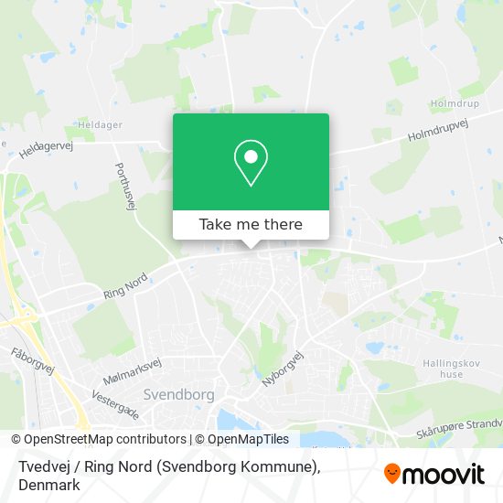 Tvedvej / Ring Nord (Svendborg Kommune) map