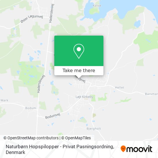 Naturbørn Hopspilopper - Privat Pasningsordning map