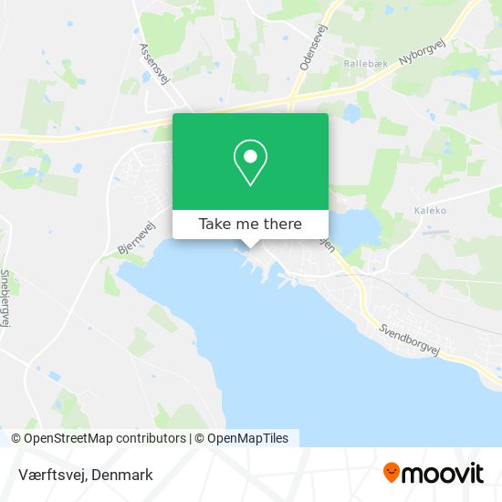 Værftsvej map