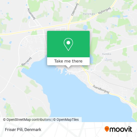 Frisør Pili map