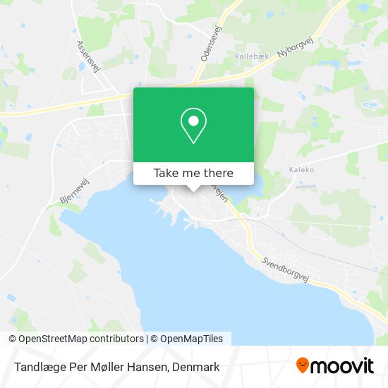 Tandlæge Per Møller Hansen map