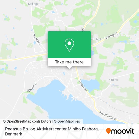 Pegasus Bo- og Aktivitetscenter Minibo Faaborg map