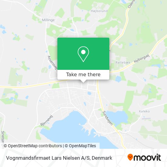 Vognmandsfirmaet Lars Nielsen A / S map