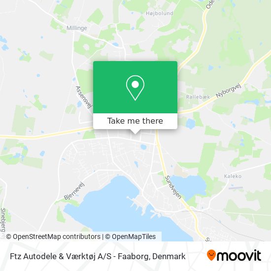 Ftz Autodele & Værktøj A / S - Faaborg map