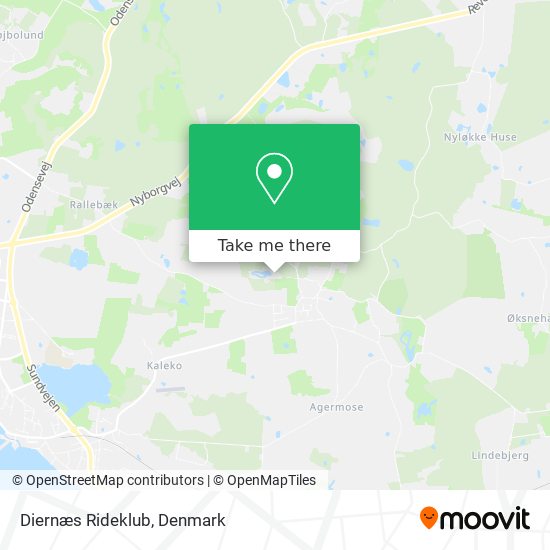 Diernæs Rideklub map