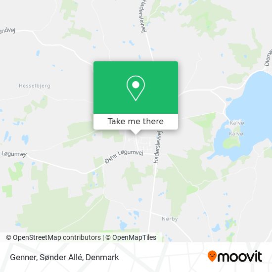 Genner, Sønder Allé map