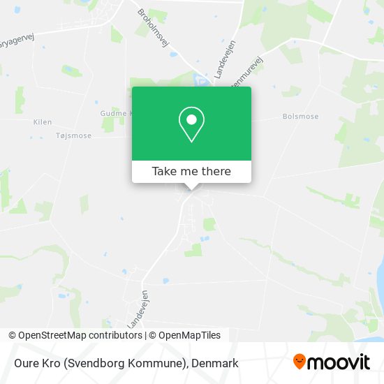 Oure Kro (Svendborg Kommune) map