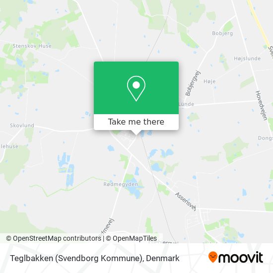 Teglbakken (Svendborg Kommune) map
