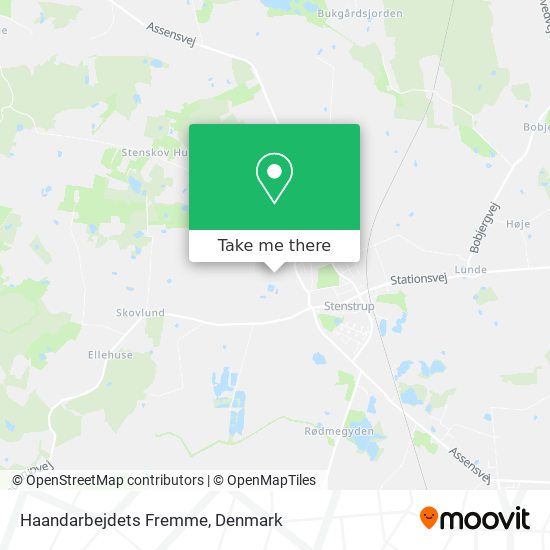 Haandarbejdets Fremme map