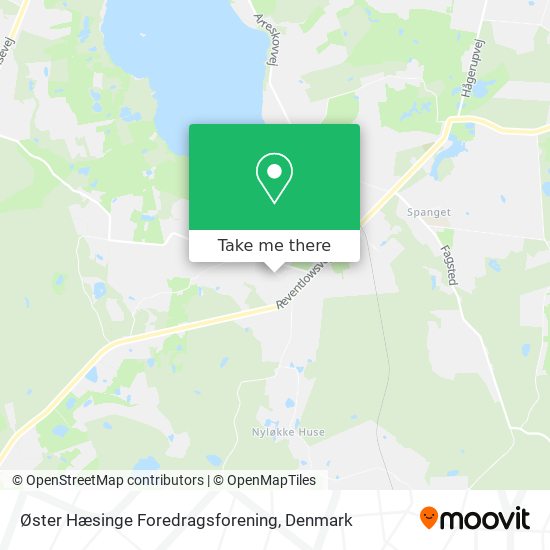 Øster Hæsinge Foredragsforening map