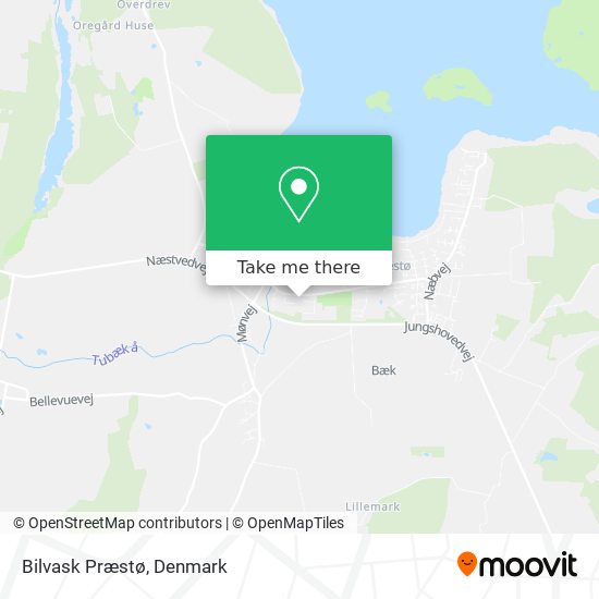 Bilvask Præstø map