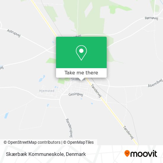 Skærbæk Kommuneskole map