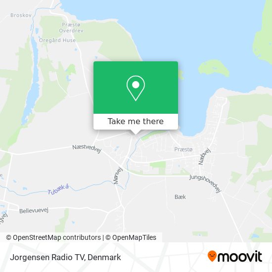 Jorgensen Radio TV map