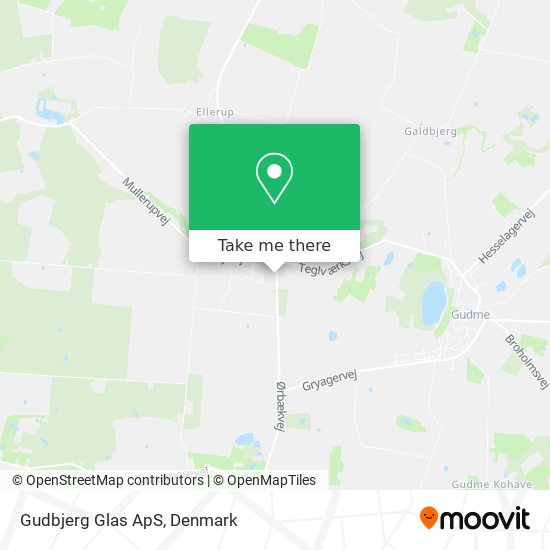 Gudbjerg Glas ApS map