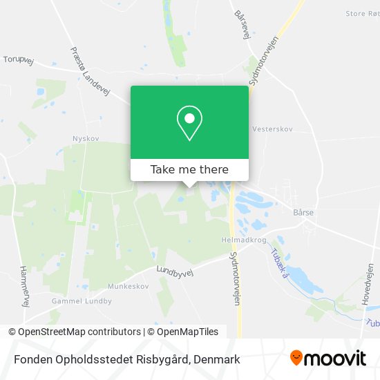 Fonden Opholdsstedet Risbygård map